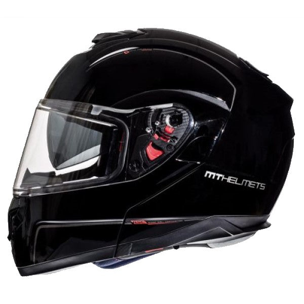 Casque Modulaire Atom SV Noir, côté gauche