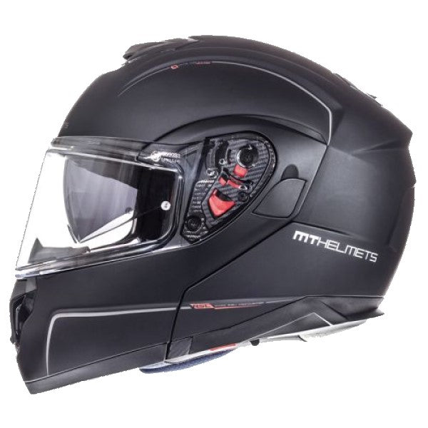 Casque Modulaire Atom SV Noir mat, côté gauche