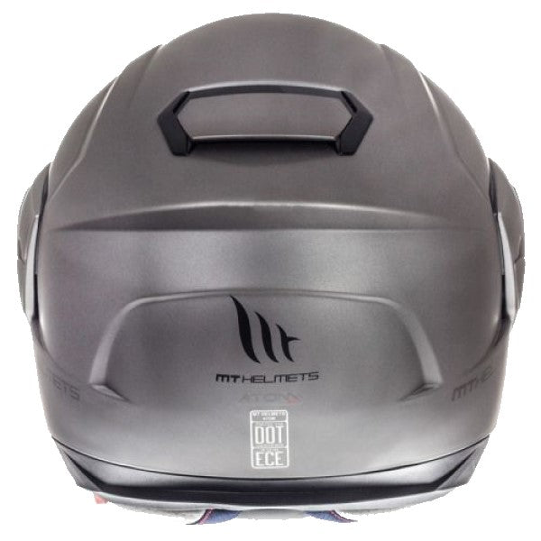 Casque Modulaire Atom SV Gris mat, Dos