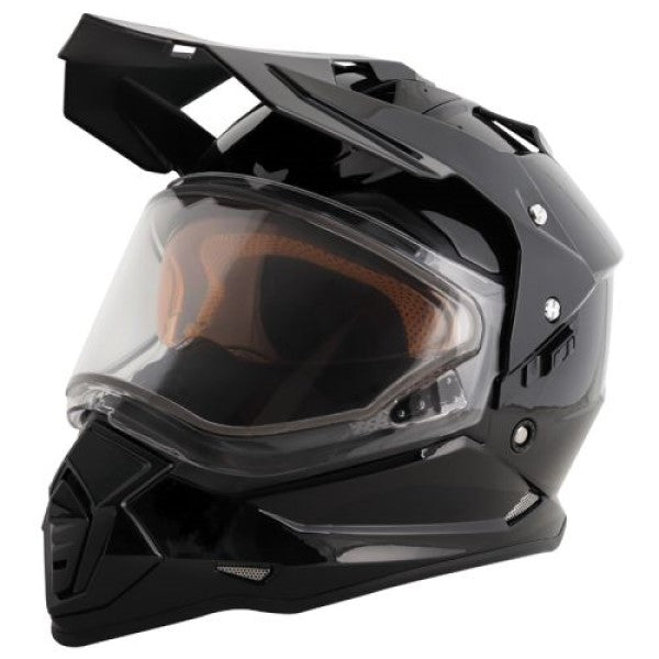 Casque de Snowcross Mode DS Noir, Visière Double
