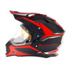Casque de Snowcross Mode DS GT Visière Electrique Rouge/Noir