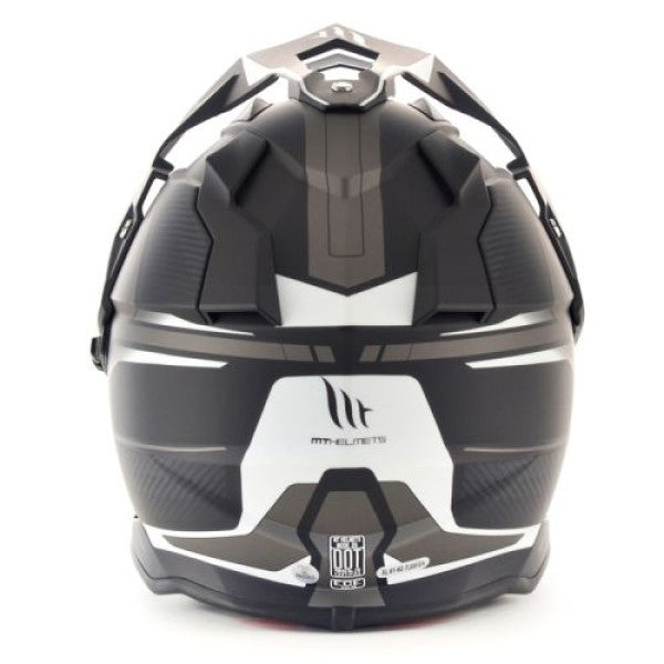 Casque de Snowcross Mode DS GT Visière Electrique Gris, Dos
