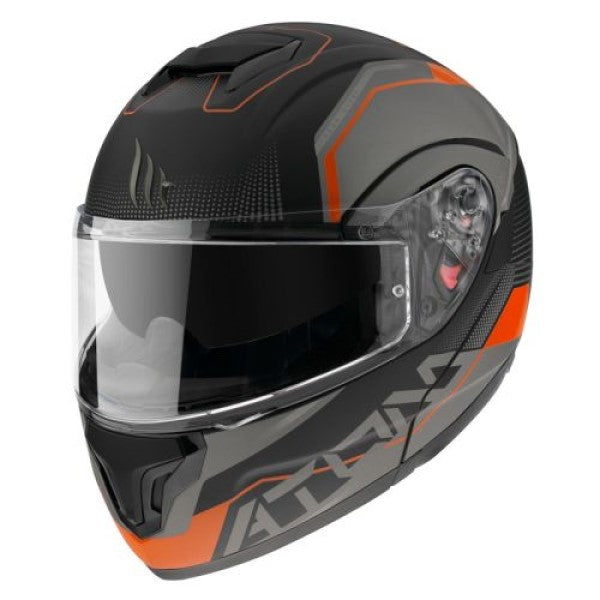 Casque Modulaire Atom SV Quark Noir/Orange