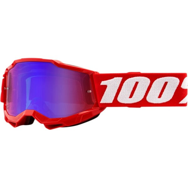 Lunettes de Motocross Accuri 2 à Lentille Miroir Junior Rouge