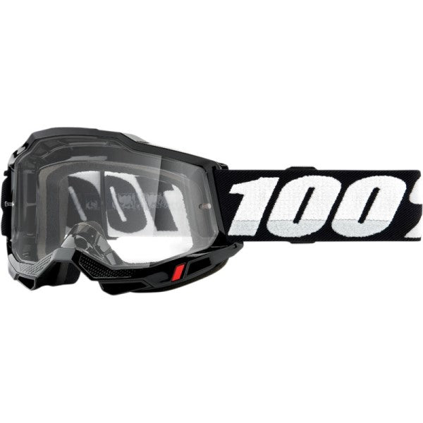 Lunettes de Motocross Accuri 2 à Lentille Claire 100% Noir