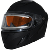 Casque Modulaire de Motoneige Brigade SE SVS/Zox; noir mat, de profil