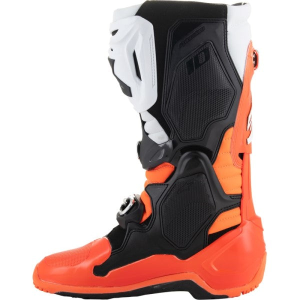 Bottes de Motocross Tech 10 Enduro Orange/Noir de droite