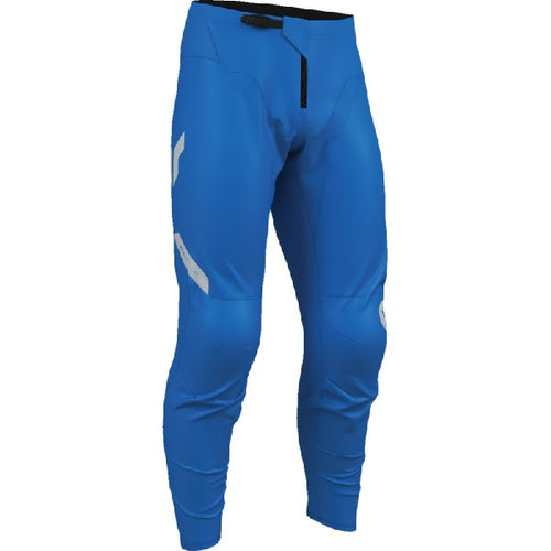Pantalon de Motocross Ridemode Menace/ Thor/ bleu de face