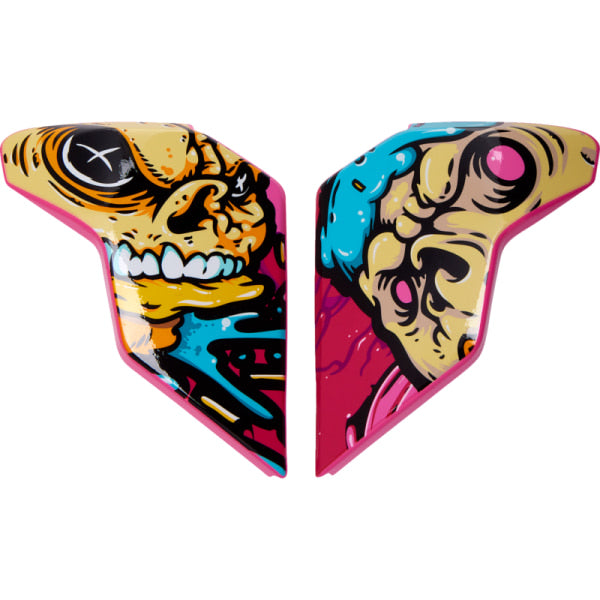 Plaques Latérales Airflite Snack Attack Icon Rose, de face