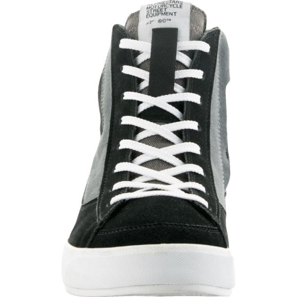 Chaussures de Moto Stated Noir/Gris de face