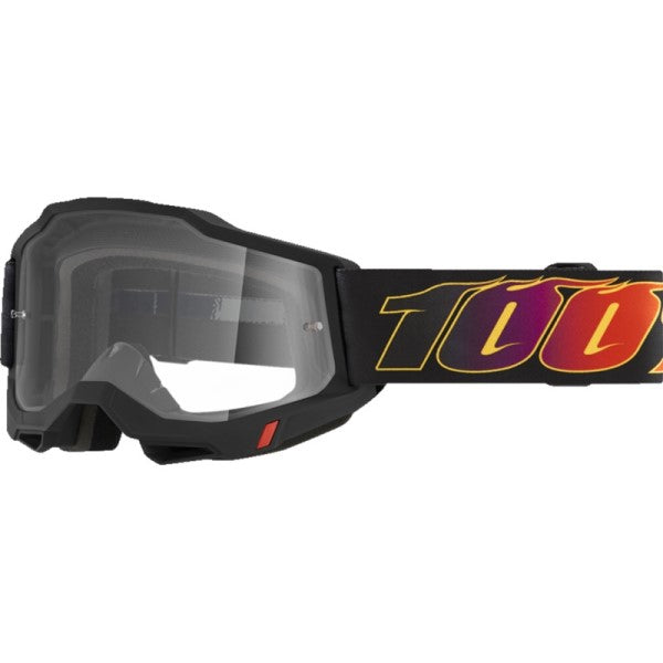 Lunettes de Motocross Accuri 2 à Lentille Claire 100% noir et mauve