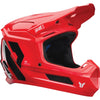 Casque de Motocross Fleet Forge Junior Rouge incliné de face
