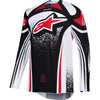 Chandail de Motocross Techstar Nomur Noir/Blanc/Rouge de face