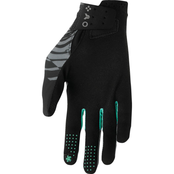 Gants de Motocross Sportmode Mind Control Thor Gris/Noir, paume