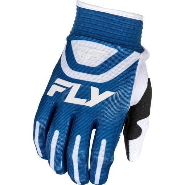Gants de Motocross F-16 Blanc/Bleu de l'extérieur
