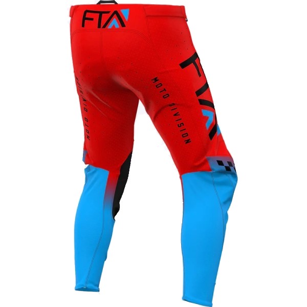 Pantalon de Motocross Stylz Moto Rouge/Bleu Dos