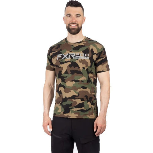 T-Shirt Pro Series Premium camo gris, de face