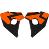 Couvercles Latéraux pour Casque Maverick Mod Noir/Orange en paire