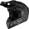 Casque de Motocross Clutch Stealth Noir Ops incliné de droite