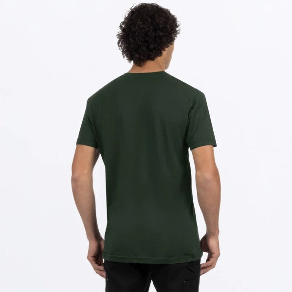 T-Shirt Antler vert orange, de dos