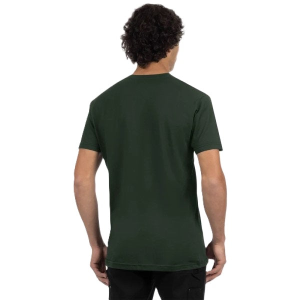 T-Shirt Antler Premium Vert Orange, Dos