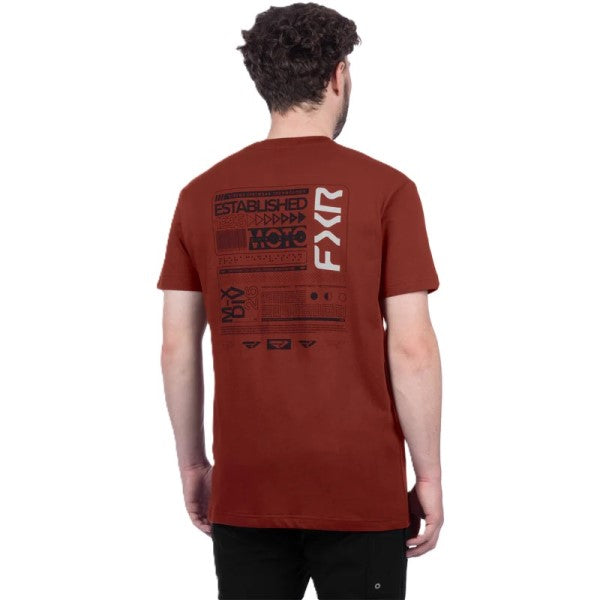T-Shirt Victory Lap Premium Bordeaux, Dos