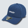 Casquette Stretch Metallic Bleu de Face