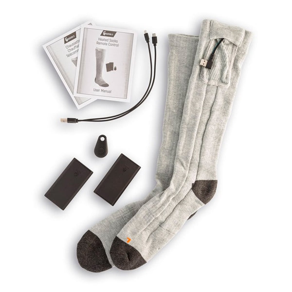Heated Snowmobile Socks with Remote Control