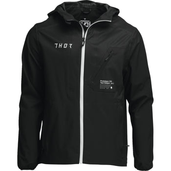 Manteau Unit Lite Shell Thor noir, de face