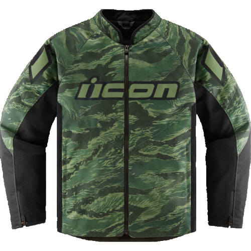 Manteau de Moto Hooligan Tiger's Blood Vert