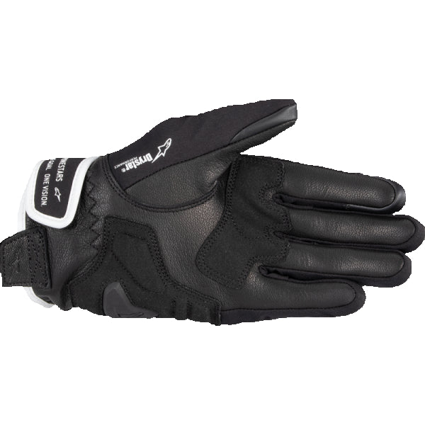 Gants de Moto Stella Moblast WP Femme Noir/Blanc, Paume