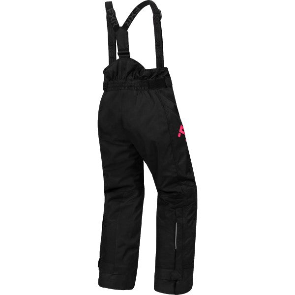 Pantalon de Motoneige Clutch Enfant 23 Noir/Gris/Rouge de dos