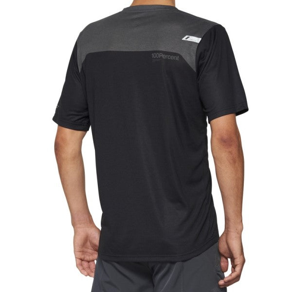 T-Shirt de Vélo Airmatic Noir, Dos