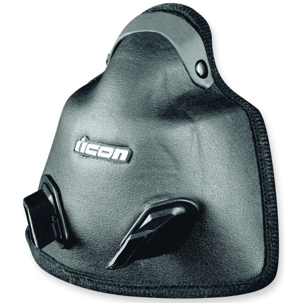 Déflecteur d'Haleine pour Casque de Moto Icon Noir