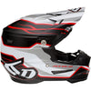 Casque de Motocross ATR-2 Phase Blanc/Rouge de gauche