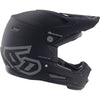 Casque de Motocross ATR-2 Solid Junior Noir Mat de gauche