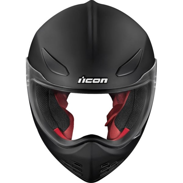 Casque Intégral de Moto Domain Rubatone Noir de face