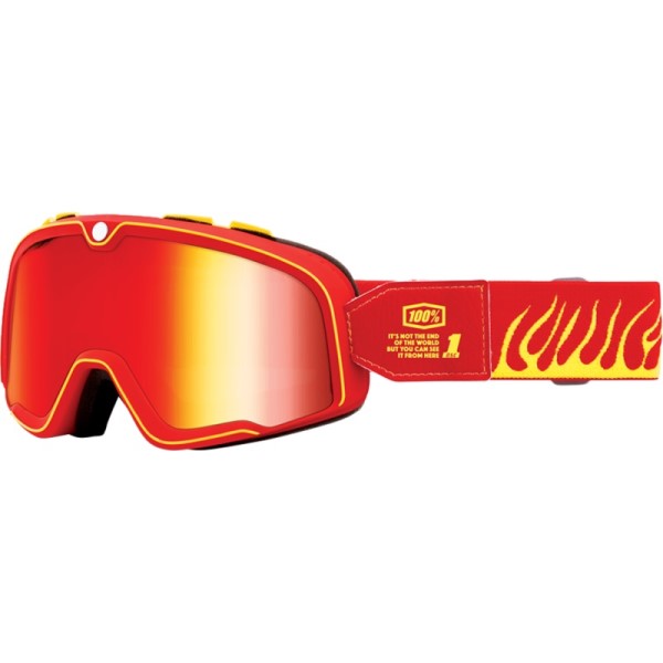 Lunettes de Motocross Barstow à Lentilles Miroir Orange