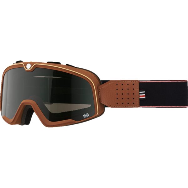 Lunettes de Motocross Barstow à Lentilles Miroir Noir/Brun