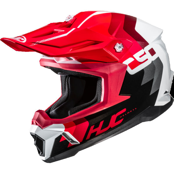 Casque de Motocross C50 Primal Blanc/Rouge