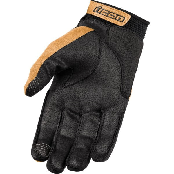 Gants de Moto Superduty 3 CE Femme Brun de l'intérieur