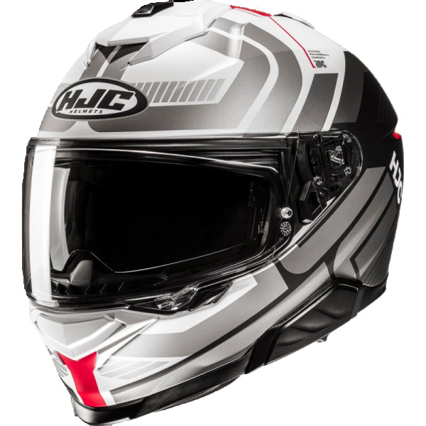 Casque Intégral de Moto I71 VIZ Gris/Rouge