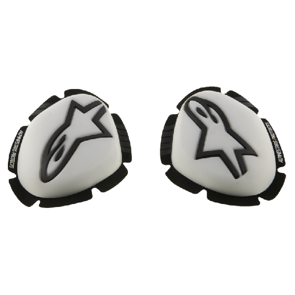 Protège-Genoux de Moto Slider GP Plus/Alpinestars/blanc