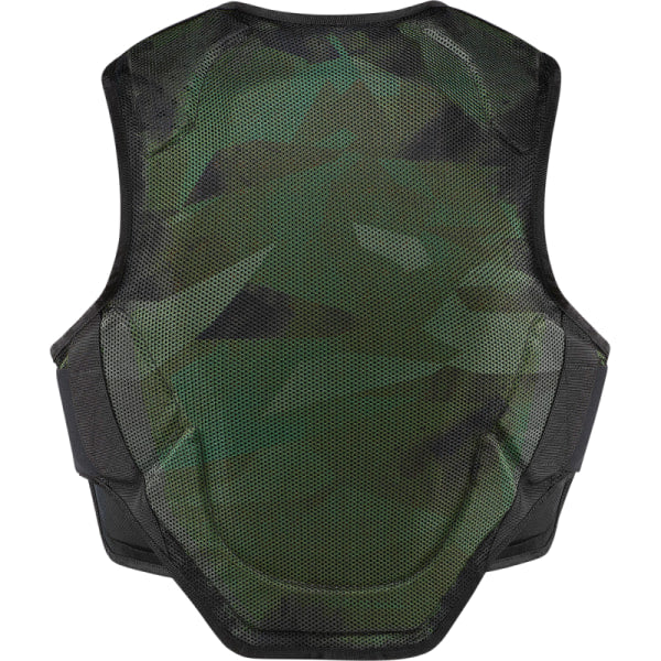 Plastron de Moto Field Armor Softcore vert de dos