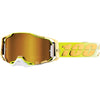 Lunettes de Motocross Armega à Lentille Miroir Jaune