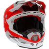 Casque de Motocross ATR-2 Fusion Rouge incliné de face