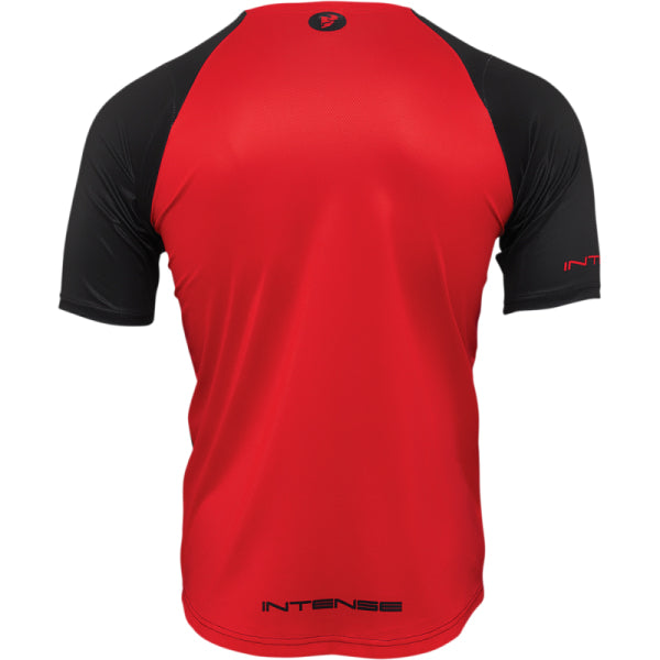 Chandail de Vélo Intense Dart Thor Noir/Rouge, de dos