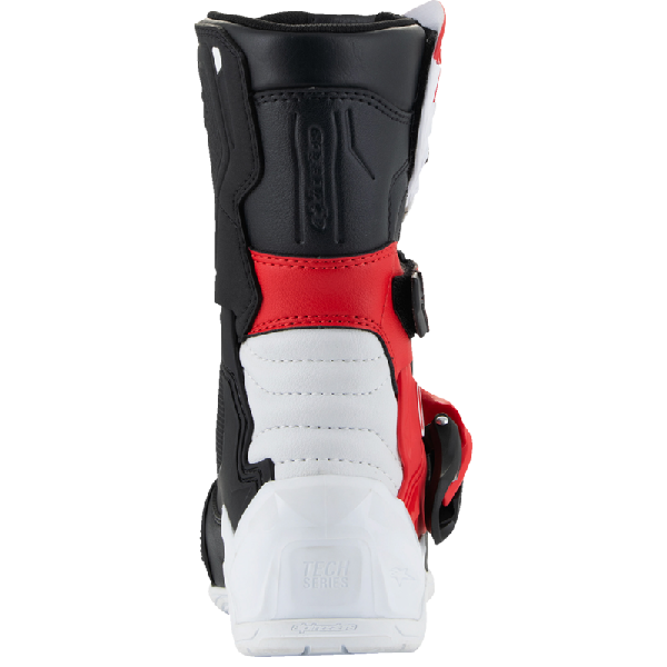 Bottes de Motocross T3 S Enfant/Alpinestars/noir blanc rouge/Arrière