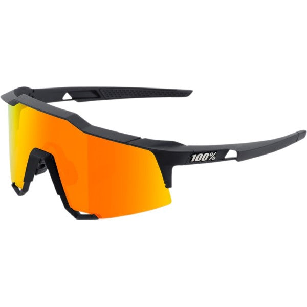 Lunettes Performance Speedcraft Noir/Orange Clair incliné de face