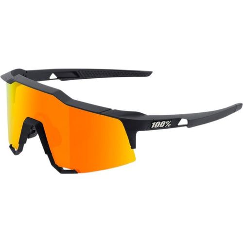 Lunettes Performance Speedcraft Noir/Orange Clair incliné de face
